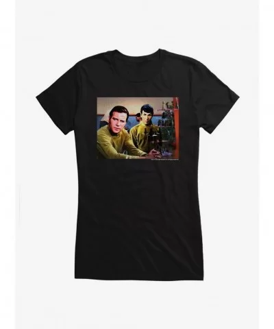 Trend Star Trek Duo Kirk And Spock Girls T-Shirt $7.17 T-Shirts