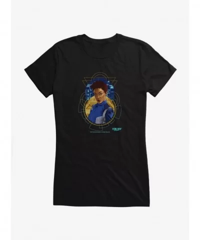 Bestselling Star Trek Discovery: Burnham Vector Print Girls T-Shirt $7.97 T-Shirts