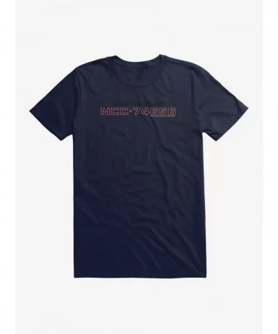 Exclusive Star Trek USS Voyager Marine Font T-Shirt $7.65 T-Shirts