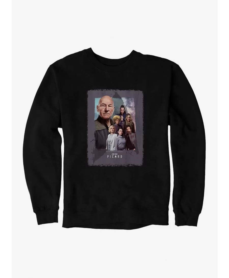 Clearance Star Trek: Picard Picard, Elnor, Seven, Raffi, Dr. Agnes, Soji And Rios Sweatshirt $12.69 Sweatshirts