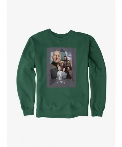 Clearance Star Trek: Picard Picard, Elnor, Seven, Raffi, Dr. Agnes, Soji And Rios Sweatshirt $12.69 Sweatshirts