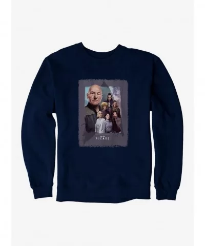 Clearance Star Trek: Picard Picard, Elnor, Seven, Raffi, Dr. Agnes, Soji And Rios Sweatshirt $12.69 Sweatshirts