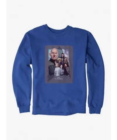 Clearance Star Trek: Picard Picard, Elnor, Seven, Raffi, Dr. Agnes, Soji And Rios Sweatshirt $12.69 Sweatshirts