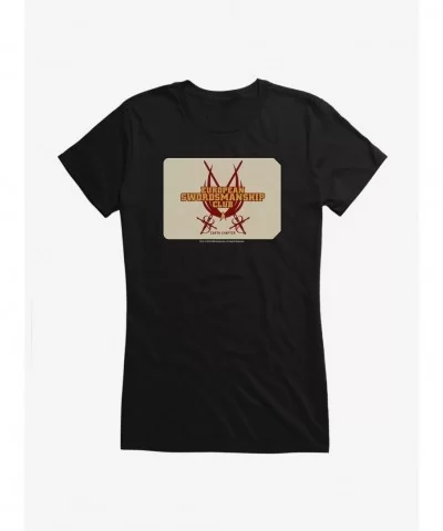 Pre-sale Discount Star Trek Starfleet Academy Swordsmanship Club Girls T-Shirt $9.36 T-Shirts