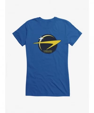 Exclusive Star Trek Fleet Command Logo Girls T-Shirt $9.76 T-Shirts