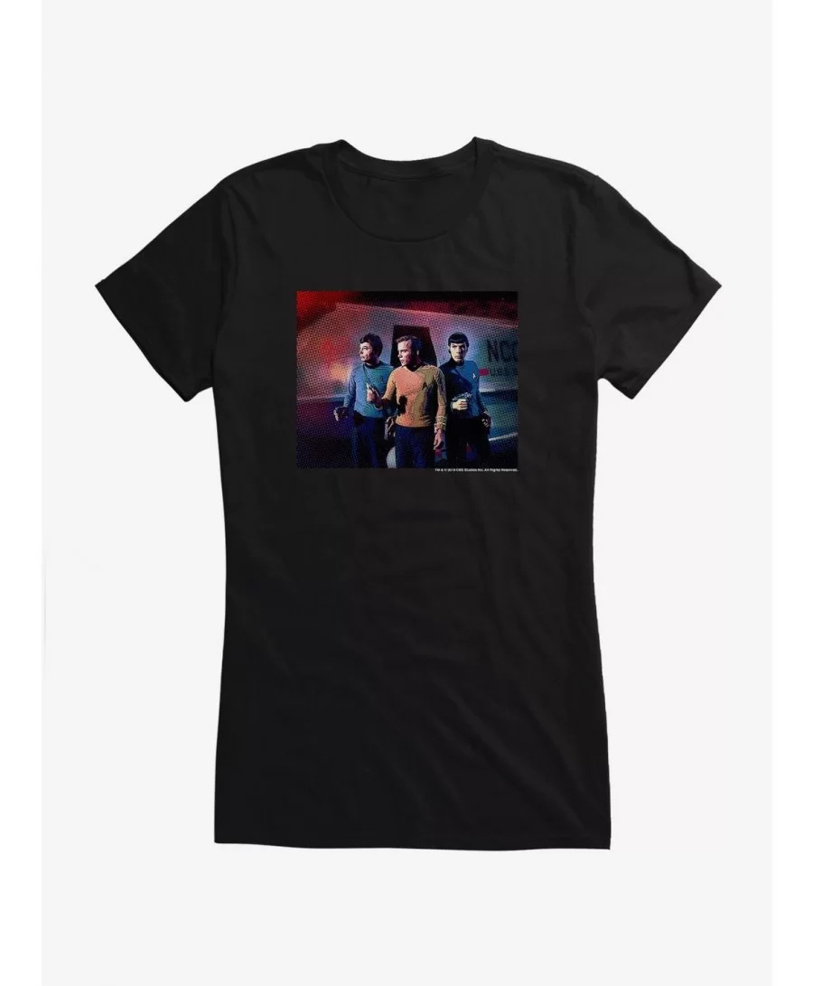 Trend Star Trek Kirk, Spock and Bones Girls T-Shirt $6.97 T-Shirts