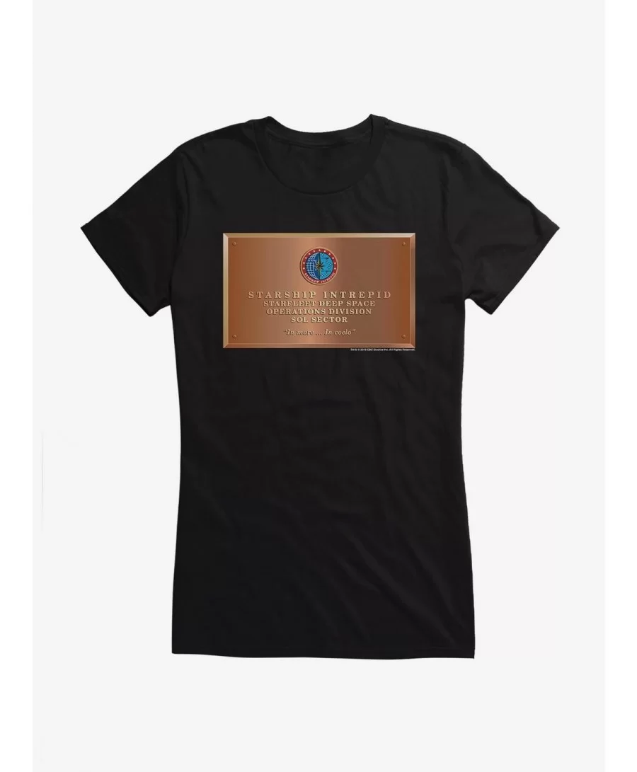Hot Selling Star Trek Enterprise Starship Intrepid Girls T-Shirt $9.96 T-Shirts