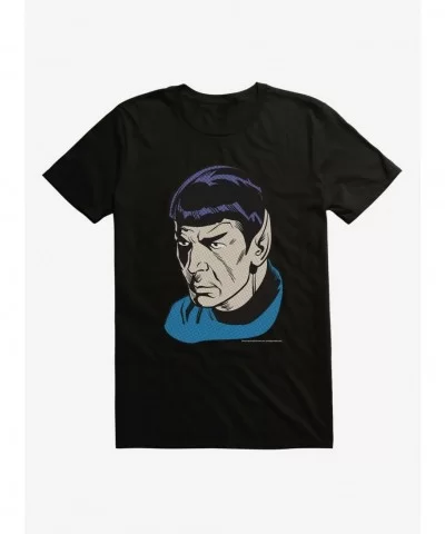 Low Price Star Trek Spock Pop Art T-Shirt $8.41 T-Shirts