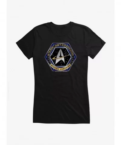Absolute Discount Star Trek Deep Space 9 Mission Certified Girls T-Shirt $6.18 T-Shirts