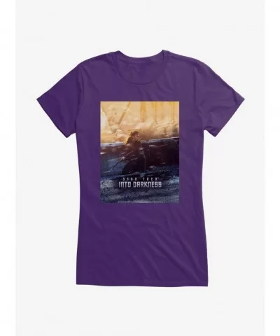 Flash Deal Star Trek XII Into Darkness Nyota Poster Girls T-Shirt $6.37 T-Shirts