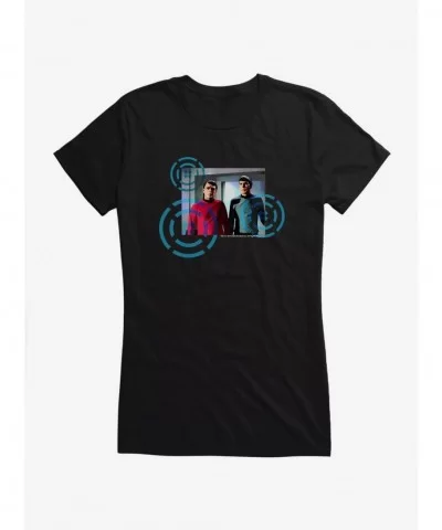 Wholesale Star Trek Scotty and Spock Spirals Girls T-Shirt $8.57 T-Shirts