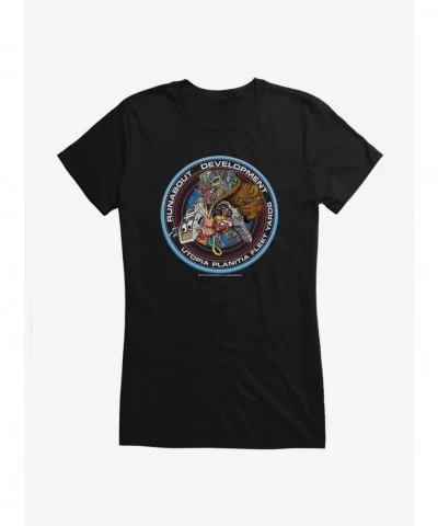 Big Sale Star Trek Deep Space 9 Utopia Planitia Girls T-Shirt $8.17 T-Shirts