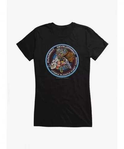 Big Sale Star Trek Deep Space 9 Utopia Planitia Girls T-Shirt $8.17 T-Shirts
