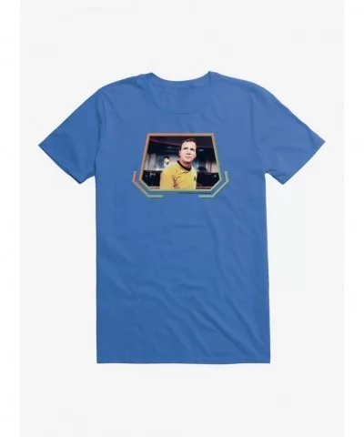 Special Star Trek The Original Series Kirk Captain Chair T-Shirt $9.18 T-Shirts