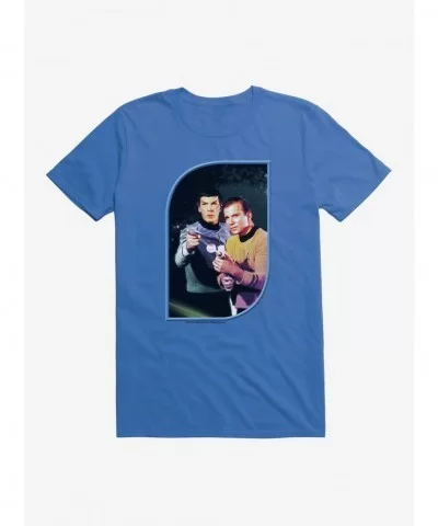 Clearance Star Trek The Original Series Kirk And Spock Ray Guns T-Shirt $6.31 T-Shirts