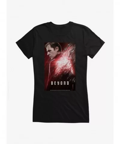 New Arrival Star Trek Character Images Scotty Beyond Teaser Girls T-Shirt $6.18 T-Shirts