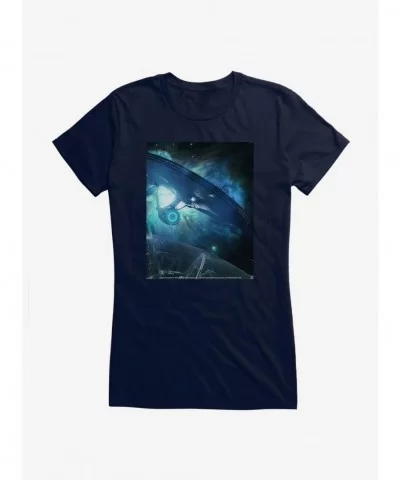Discount Sale Star Trek STB Theater Hyperspace Girls T-Shirt $6.97 T-Shirts