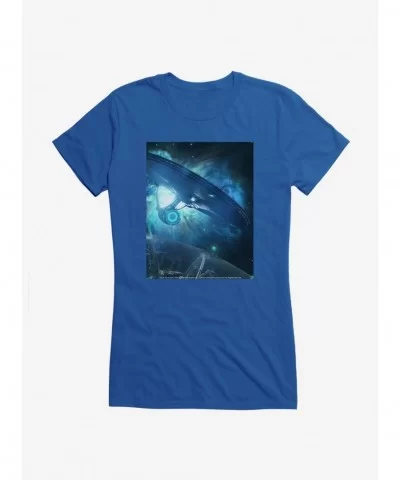 Discount Sale Star Trek STB Theater Hyperspace Girls T-Shirt $6.97 T-Shirts