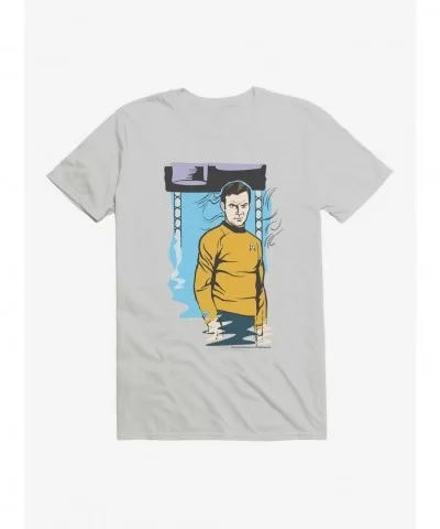 Discount Sale Star Trek Kirk Pose T-Shirt $8.22 T-Shirts
