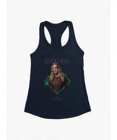 Huge Discount Star Trek: Picard Seven Of Nine Portrait Girls Tank $6.77 Tanks