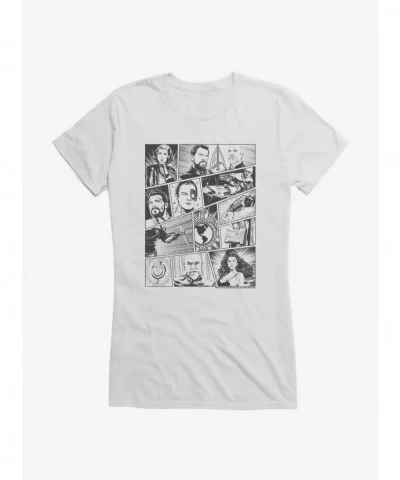 Sale Item Star Trek: The Next Generation Mirror Universe Comic Girls T-Shirt $8.17 T-Shirts