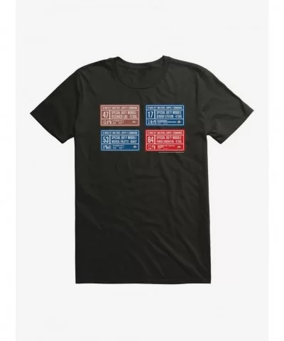 Discount Sale Star Trek Deep Space 9 Badges T-Shirt $8.60 T-Shirts