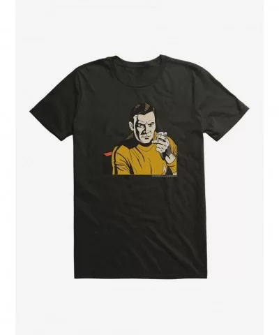 Flash Deal Star Trek James Kirk Pop Art T-Shirt $6.88 T-Shirts