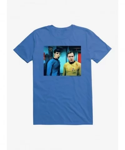 Hot Selling Star Trek Spock And Kirk Scene T-Shirt $8.22 T-Shirts
