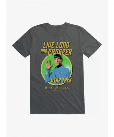 Cheap Sale Star Trek Live Long And Prosper T-Shirt $9.18 T-Shirts