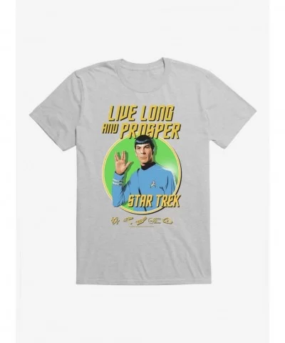 Cheap Sale Star Trek Live Long And Prosper T-Shirt $9.18 T-Shirts