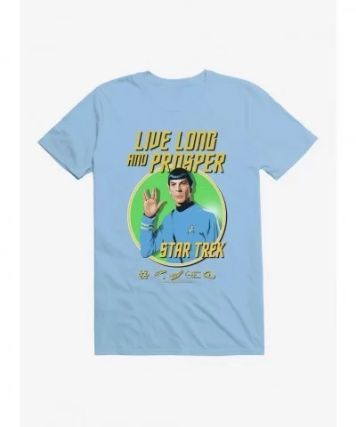 Cheap Sale Star Trek Live Long And Prosper T-Shirt $9.18 T-Shirts