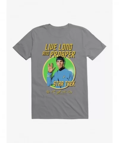 Cheap Sale Star Trek Live Long And Prosper T-Shirt $9.18 T-Shirts