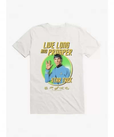 Cheap Sale Star Trek Live Long And Prosper T-Shirt $9.18 T-Shirts