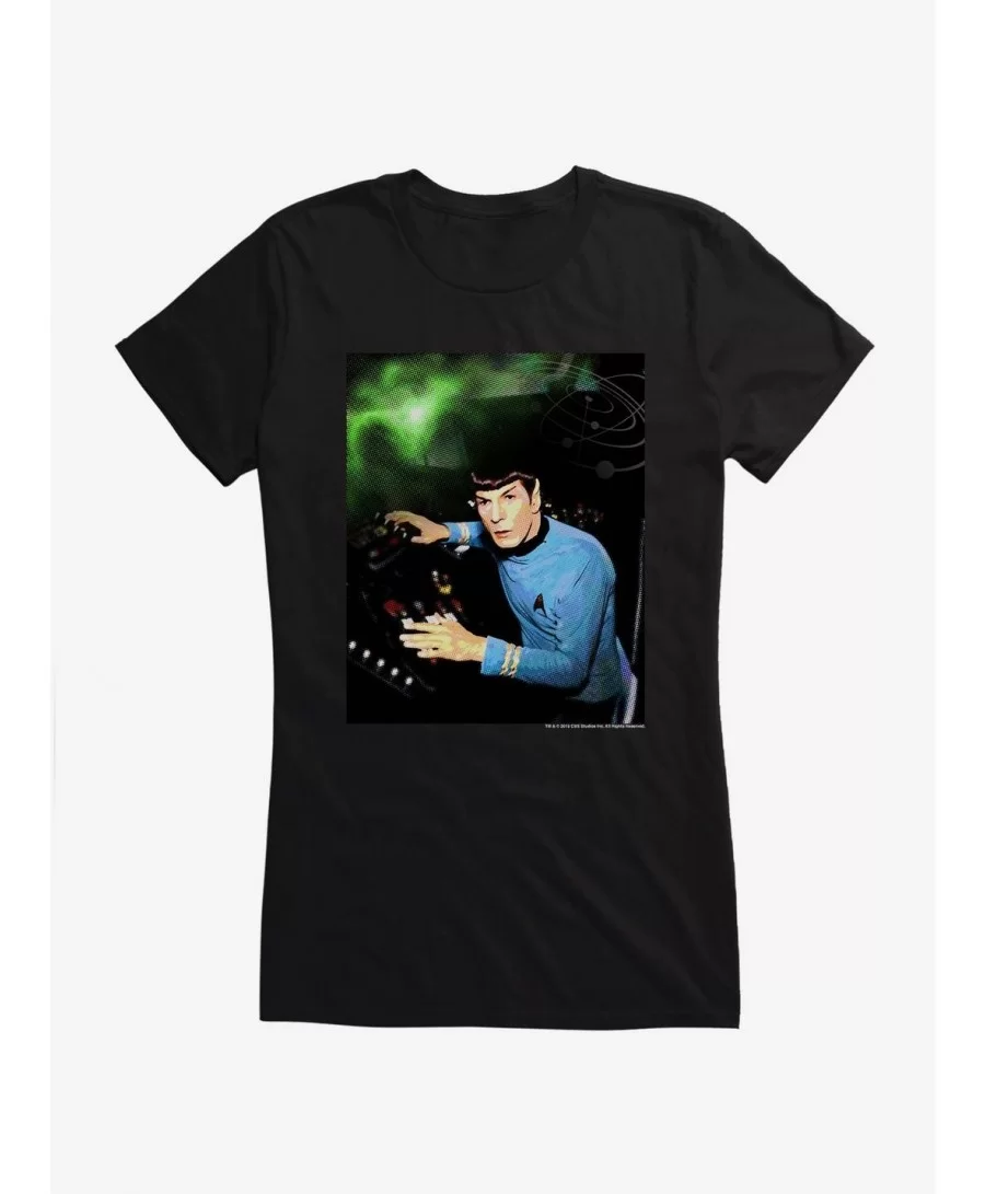 Unique Star Trek Spock Colorized Girls T-Shirt $5.98 T-Shirts