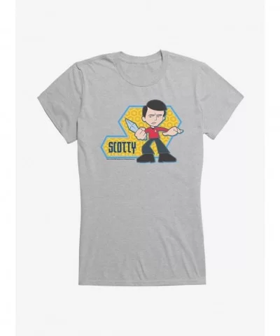 Festival Price Star Trek Scotty Ray Gun Girls T-Shirt $9.36 T-Shirts