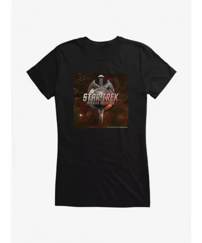 Best Deal Star Trek: The Next Generation Mirror Universe Logo Girls T-Shirt $6.37 T-Shirts