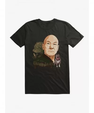 Exclusive Price Star Trek: Picard Trusty Number One T-Shirt $7.46 T-Shirts