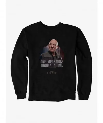 Big Sale Star Trek: Picard One Thing At A Time Sweatshirt $12.10 Sweatshirts