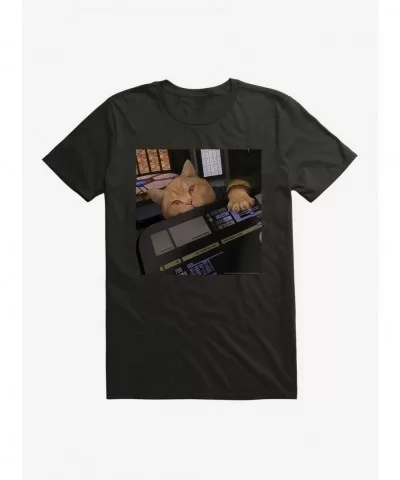 Big Sale Star Trek TNG Cats Button Game T-Shirt $7.84 T-Shirts