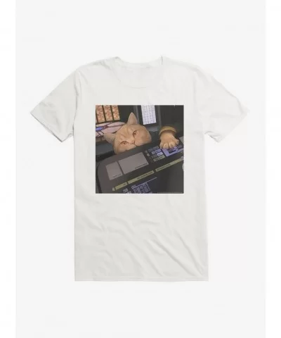 Big Sale Star Trek TNG Cats Button Game T-Shirt $7.84 T-Shirts