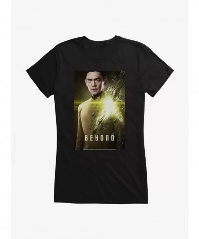 Exclusive Star Trek Character Images Sulu Beyond Girls T-Shirt $5.98 T-Shirts