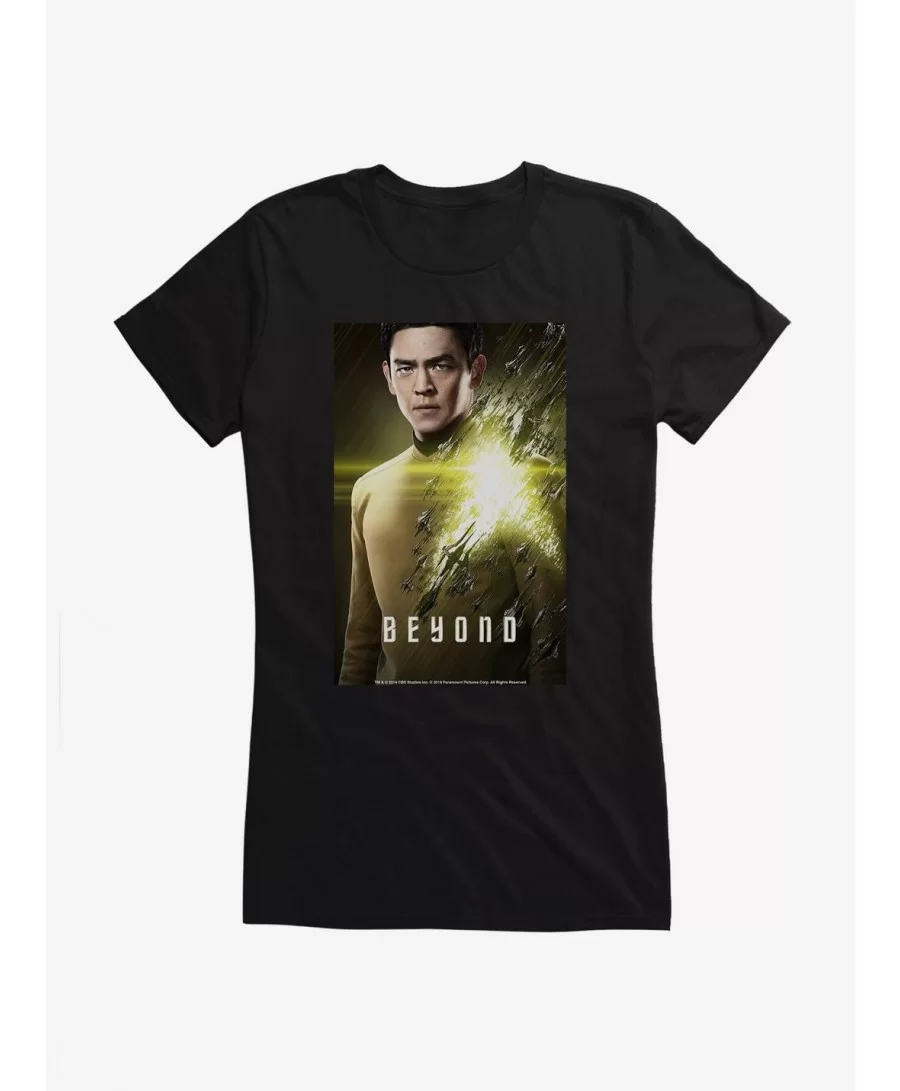 Exclusive Star Trek Character Images Sulu Beyond Girls T-Shirt $5.98 T-Shirts