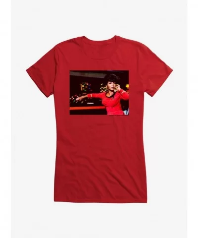 Wholesale Star Trek Nyota Action Scene Girls T-Shirt $6.37 T-Shirts