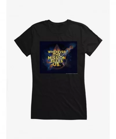 Crazy Deals Star Trek: Discovery Pike Light Girls T-Shirt $8.76 T-Shirts