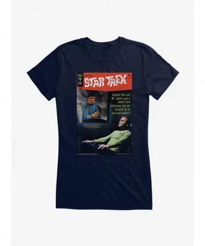 Seasonal Sale Star Trek The Original Series Tricked Girls T-Shirt $8.37 T-Shirts