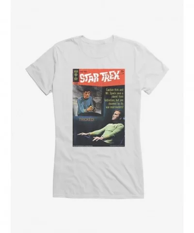 Seasonal Sale Star Trek The Original Series Tricked Girls T-Shirt $8.37 T-Shirts