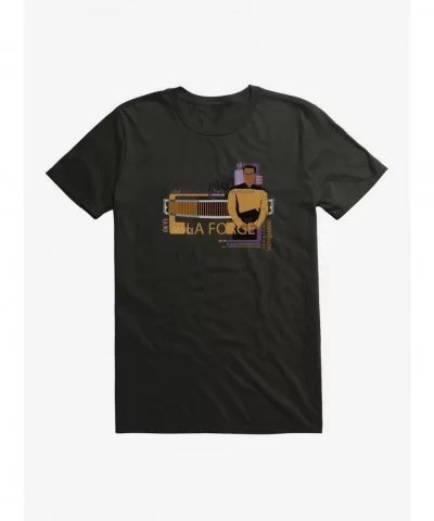 Fashion Star Trek TNG Geordi La Forge T-Shirt $9.37 T-Shirts