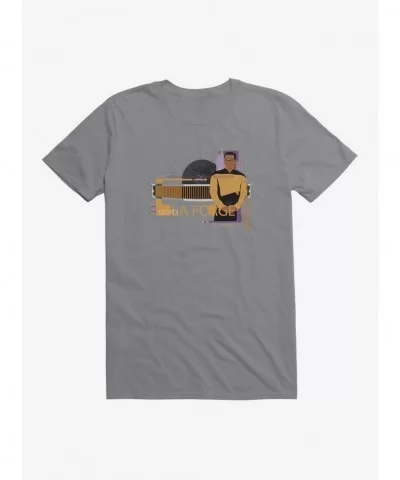 Fashion Star Trek TNG Geordi La Forge T-Shirt $9.37 T-Shirts