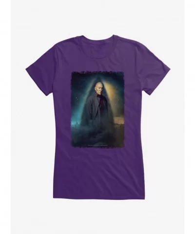 Premium Star Trek: Picard Jean-Luc Picard Poster Girls T-Shirt $9.96 T-Shirts