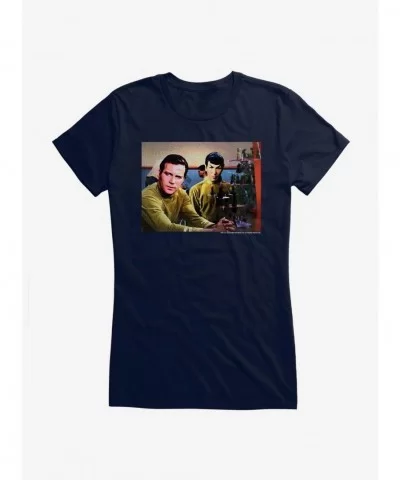 Value Item Star Trek Duo Kirk And Spock Girls T-Shirt $6.18 T-Shirts